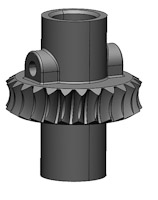 Dental gear CAD model